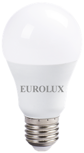Лампа светодиодная Eurolux 76/2/20, E27, A60, 15 Вт, 4000 К