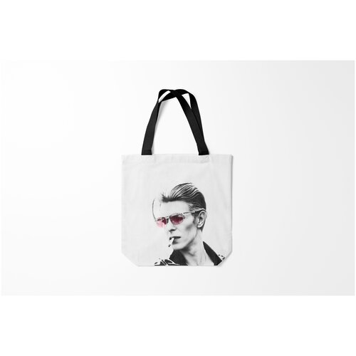 фото Сумка-шоппер / 40х40 см / рок / david bowie дэвид боуи burnettie