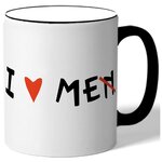 Кружка I Love men , me - изображение