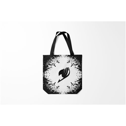 фото Сумка-шоппер / 40х40 см / аниме / хвост феи в белом круге burnettie