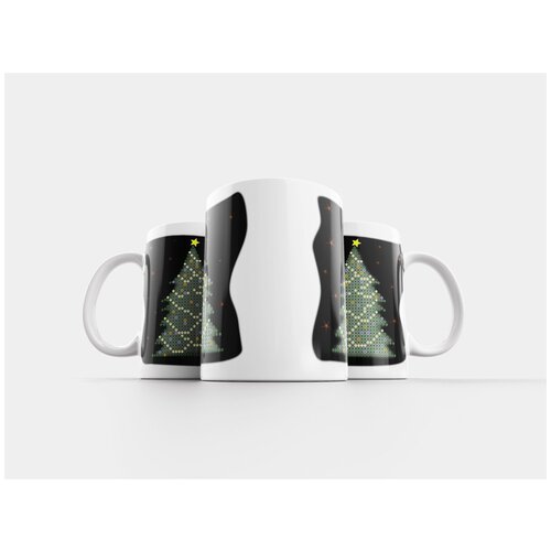 фото Кружка "рождество, рождественская елка, картинки" 320 мл lotsprints