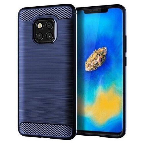 фото Чехол для huawei mate 20 pro (mate20 rs porsche design) цвет blue (синий), серия carbon от caseport