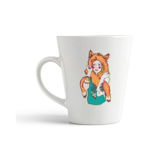 фото Кружка-латте coolpodarok "лиса"