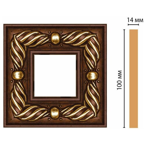 вставка цветная decomaster 157 2 58 100 100 14мм Вставка цветная DECOMASTER 157-2-51 (100*100*14мм)