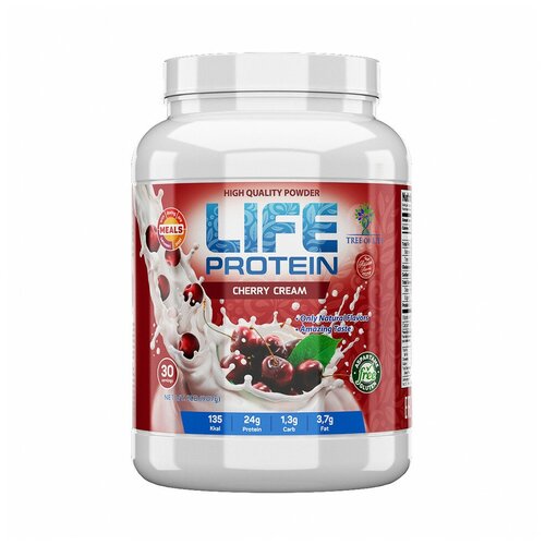 Tree of Life LIFE Protein 908 г Cherry Cream tree of life life protein 908 г cherry cream