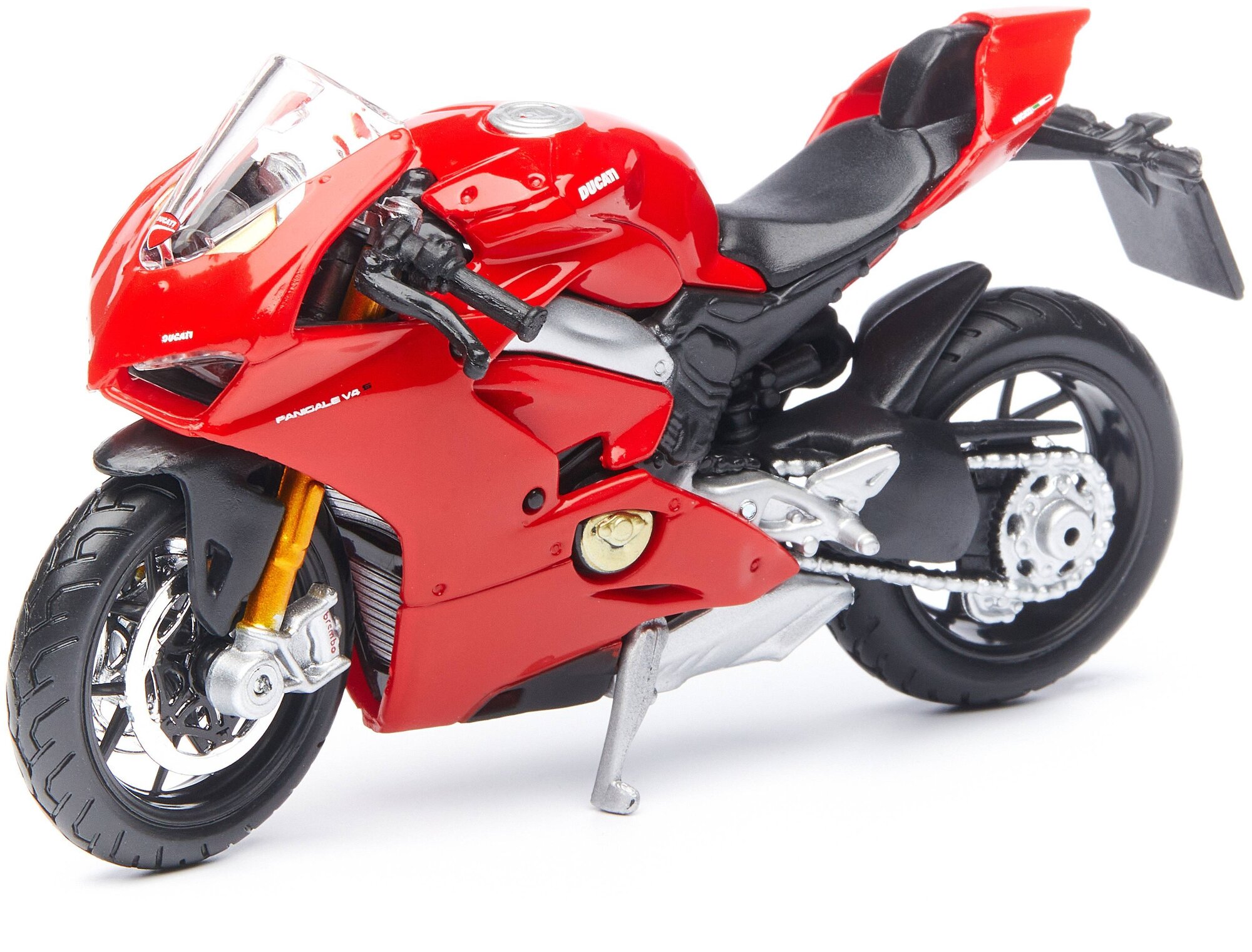 Мотоцикл Bburago Ducati Panigale V4 18-51080 1:18, красный