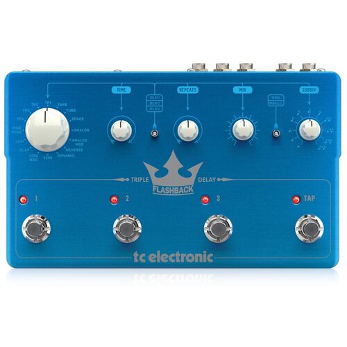 процессоры эффектов и педали для гитары tc electronic flashback 2 mini delay TC ELECTRONIC FLASHBACK TRIPLE DELAY Напольная педаль эффекта задержки