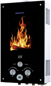 Водонагреватель Edisson Flame F 20 GD (Костер) <b>газовая</b> <b>колонка</b> (10 л/мин) тепловая мощность 20 кВт э