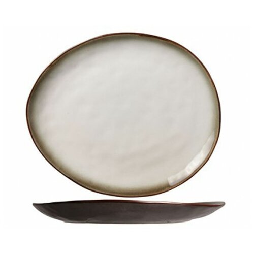 Тарелка Roomers Tableware Plato Exterior Matt Black white, 9580558M