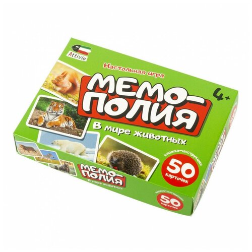 Игра настольная Attivio Мемополия Животные 02161