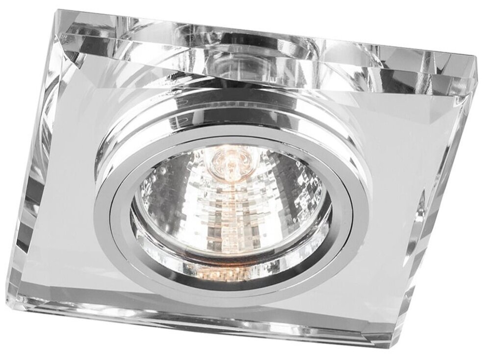 Светильники для помещений FERON Светильник встраиваемый Feron DL8150-2 потолочный MR16 G5.3 серебристый