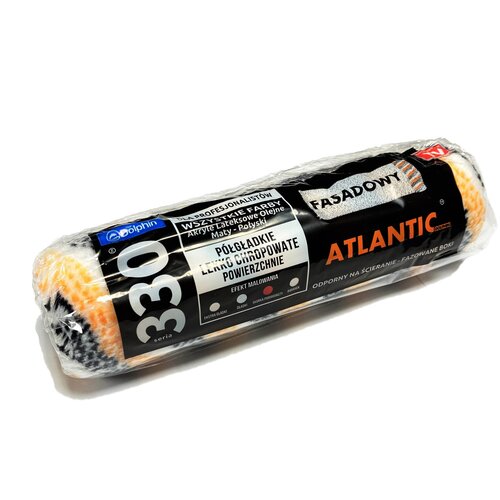 Blue Dolphin Малярный валик фасадный Atlantiс Fasade, для грубых поверхностей, универсальный, полиамид, д, 245мм, ворс 18мм,