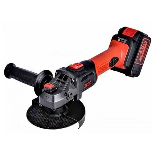 Аккумуляторная бесщеточная угловая шлифмашина ACDC GS-21BL 2 Li аккумулятора 4 Ач 125 мм ручка зарядное устройство в кейсе 880000₽