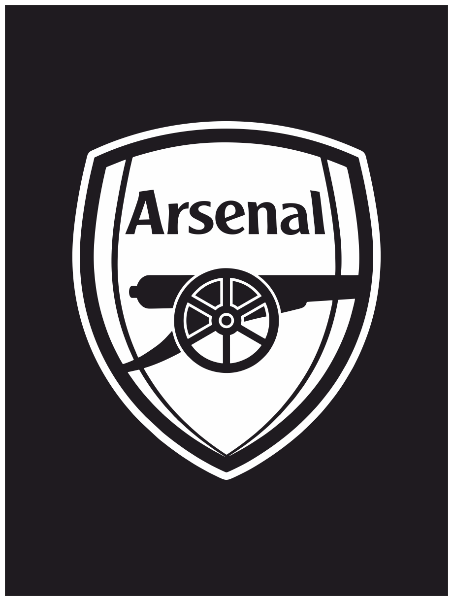 Наклейка на авто "FC Arsenal" 17х14 см