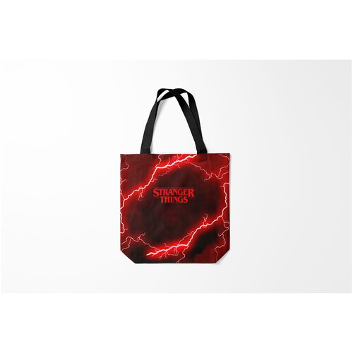 фото Сумка-шоппер / 40х40 см / сериалы / очень странные дела stranger things burnettie