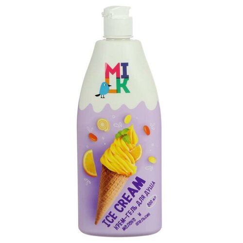 Крем-гель для душа Milk «Молоко и апельсин», 800 мл