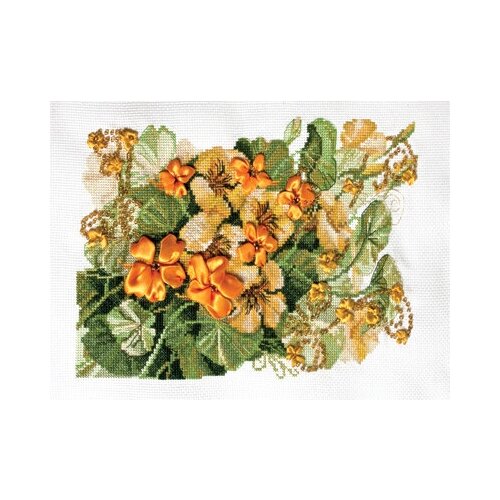 фото Набор для вышивания panna c-1202 ( ц-1202 ) настурция 1 шт.
