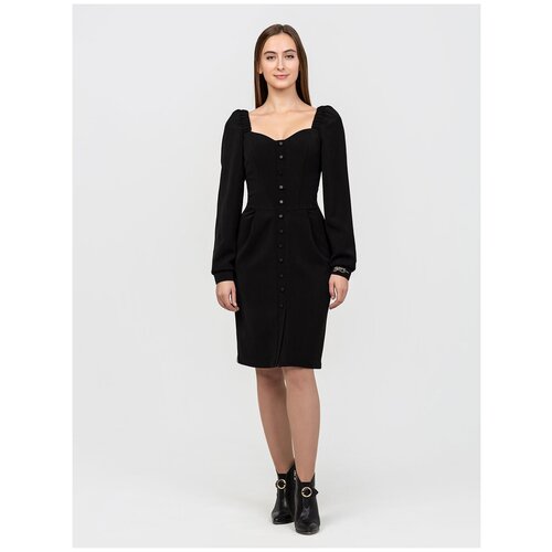 Платье REDKOE AGERE. Цвет черный с авторским принтом. Размер L