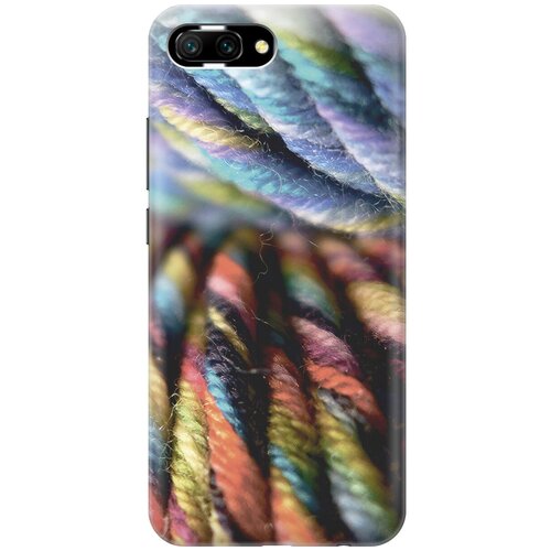 фото Силиконовый чехол на honor 10 / хонор 10 с принтом "пряжа gosso