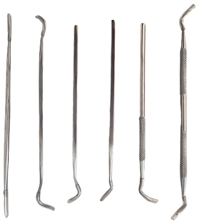 Набор из шести крюков, двусторонние и односторонние, инструменты для моделирования, SONA