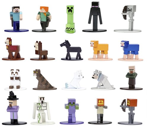 Набор Jada Toys Nano Metalfigs Minecraft wave 5 1.65