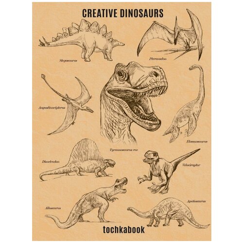 Блокнот Проф-пресс Точкабук, Динозавры (83998-3)