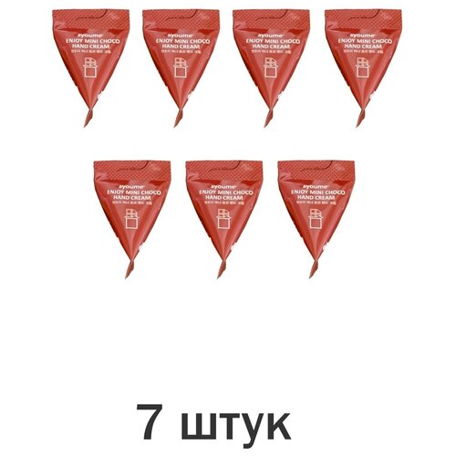 Крем для рук шоколад ENJOY MINI CHOCO HAND CREAM, 7шт