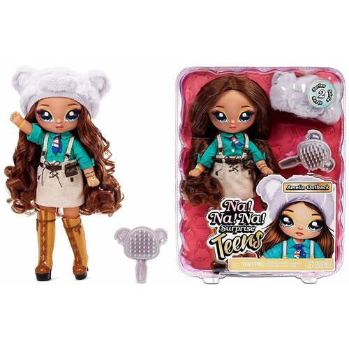 Кукла Na! Na! Na! Surprise Teens модная кукла Amelia Outback, коала. na na na surprise 575160 кукла surprise teens doll модная кукла parker scorch