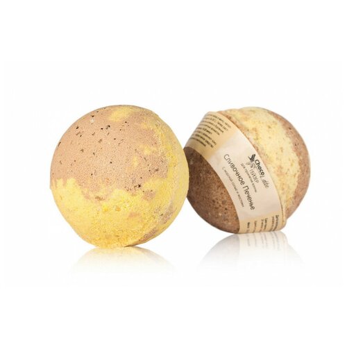 ChocoLatte Гейзер (бурлящий шар) арома для ванн сливочное печенье d 6 см, 150 гр