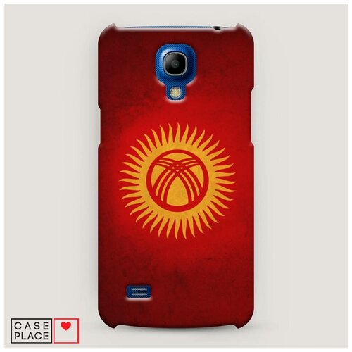 фото Чехол пластиковый samsung galaxy s4 mini флаг киргизии case place