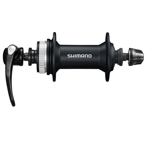 Втулка передняя SHIMANO Alivio, M4050, 36 отверстий, C.Lock, черн., QR 133мм, цв. черн.