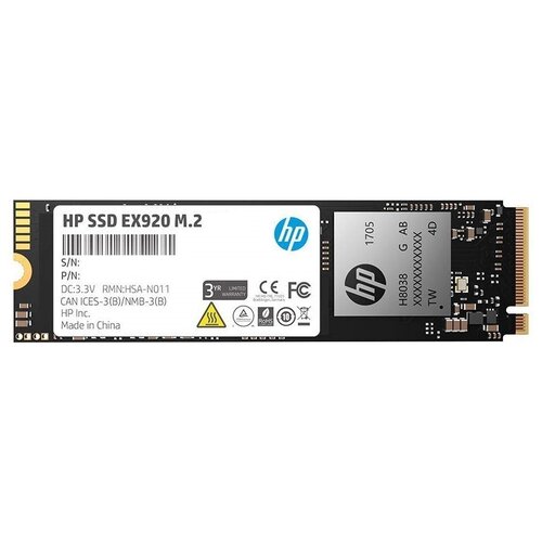 Твердотельный жесткий диск HP EX920 512 Гб SSD TLC 2YY46AA 1215200₽