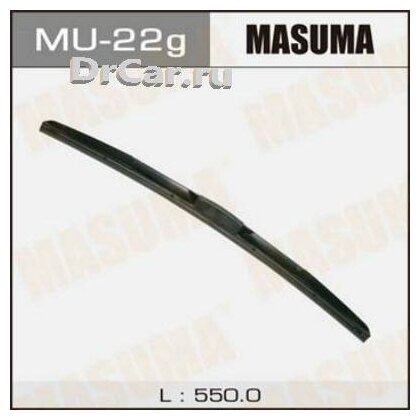 Щетка Гибридная! 550mm, Под Крючок Masuma арт. MU22G