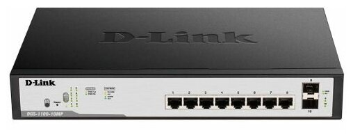 Коммутатор PoE D-link DGS-1100-10MPC1A