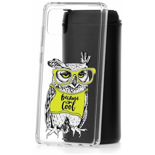фото Чехол на samsung galaxy note 10 lite kruche print сова в очках / чехол для samsung / чехол с рисунком / чехол с принтом / чехол для самсунг / чехол для самсунг / бампер на гелакси / чехол накладка для гэлэкси / противоударная накладка для samsung galaxy / защита для galaxy / защита на samsung / cиликоновый чехол для samaung galaxy / пластиковый чехол на самсунг / защитный чехол для самсунг / чехольчик / защита телефона / ударопрочный чехол / галакси кruче