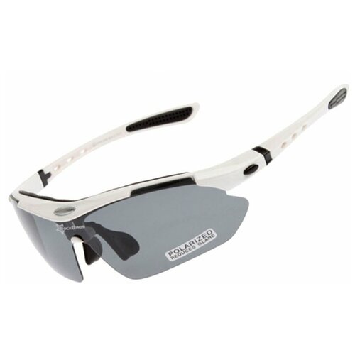 фото Солнцезащитные очки rockbros, спортивные, с защитой от уф, поляризационные, белый