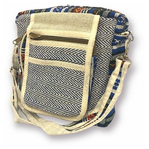 фото Сумка непальская на лямке из хемпа в этническом стиле #1 бонго-бонго