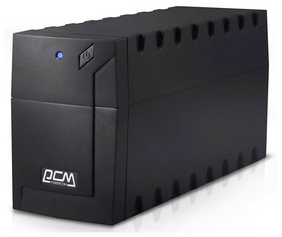 PowerCom RPT-800A UPS (800 ВА/ 480 Вт, AVR, 3 розетки IEC320 C13 с резервным питанием)