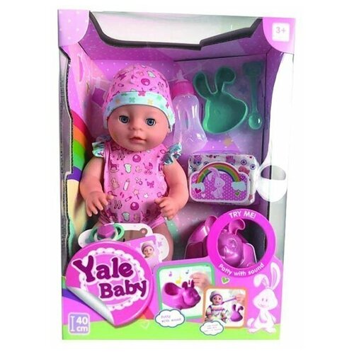 Пупс Yale Baby 1966GYL с аксесс. в коробке китайская игрушка1 пупс yale baby 037blc функция с кнопки с аксесс в коробке