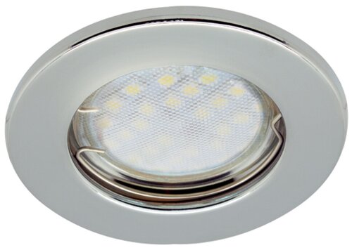 Встраиваемый светильник Ecola Light MR16 DL90 GU5.3 плоский Хром 30x80 /кd74/ FC1611EFY 16223606