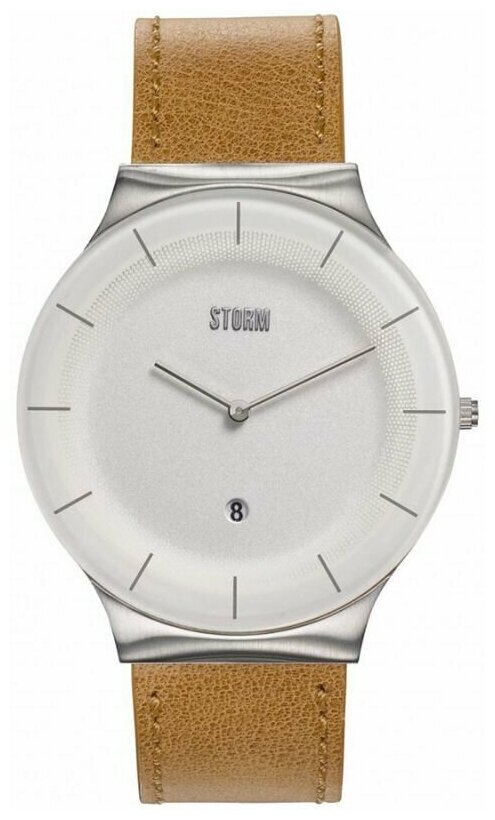 Наручные часы STORM Gents Часы Storm XENU LEATHER WHITE HONEY 47476/W/HY, белый