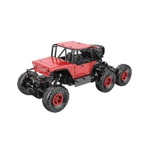 Внедорожник Crossbot 870638, 36 см, красный трехосный краулер р у аккум 4wd 6 колес черн зел