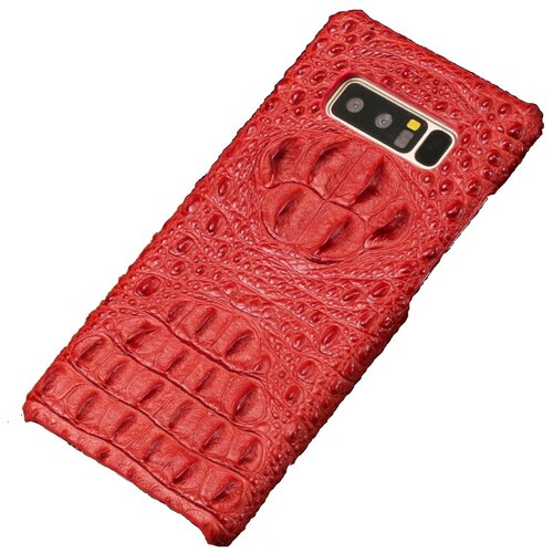 фото Чехол-накладка-бампер mypads premium для huawei mate 20 pro / mate 20 rs 6.39 из натуральной кожи крокодила с тиснением экзотическая неповторимая фактура ручная работа красный