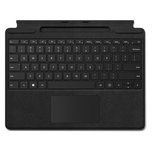 Клавиатура Microsoft Surface Pro Signature Keyboard Alcantara (Black) RUS