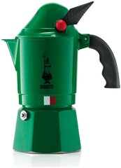 Гейзерная кофеварка Bialetti Break Alpina (3 порции), зеленый