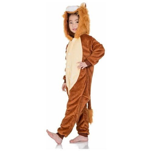 Костюм-пижама Кигуруми (Kigurumi) для детей Король Лев (Lion King) (размер 120, рост 115-125)