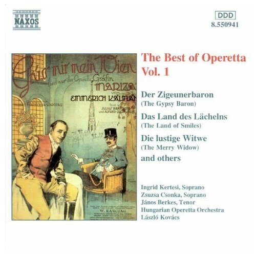 V/C-Best Of Operetta 1*Strauss Lehar Kalman- Naxos CD Deu ( Компакт-диск 1шт) v c famous operetta overtures offenbach strauss von suppe amadis cd чехия компакт диск 1шт