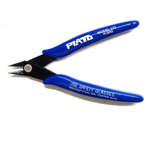 Бокорезы PCAFC Plato 170 / кусачки с прорезиненными ручками для провода, проволоки до 1 мм (длина 130 мм)