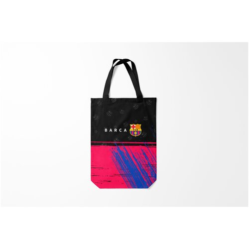 фото Сумка-шоппер / 31х42 см / футбол / barcelona барселона burnettie