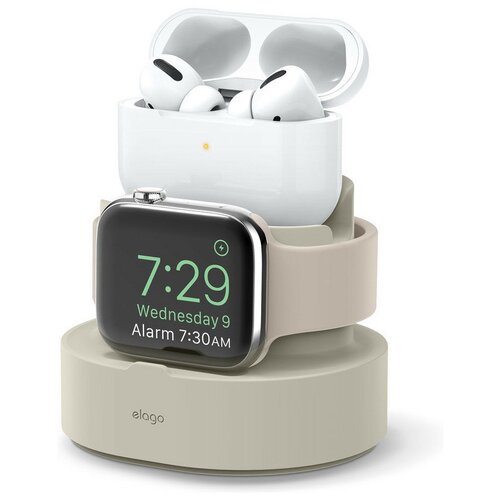 фото Док-станция elago mini charging hub для airpods pro/apple watch/iphone, цвет белый (est-duopro-cwh)